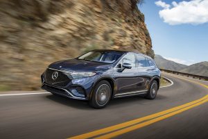 PTD Mercedes-Benz The new EQS SUV Denver 2022PTD Mercedes-Benz The new EQS SUV Denver 2022 EQS SUV 580 4MATIC (US specific model), Exterieur: AMG Line, sodalithblau; Interieur: Electric Art, Leder Nappa macchiatobeige/spacegrau
EQS SUV 580 4MATIC (US specific model), Exterior: AMG Line, sodalite blue; Interior: Electric Art, Nappa leather macchiato beige/space grey